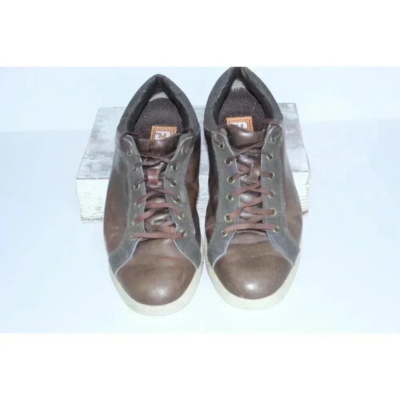 Men’s 9 M FootJoy FJ Contour Casual Spikeless Golf Shoes Brown Leather 54226 - Picture 2 of 9